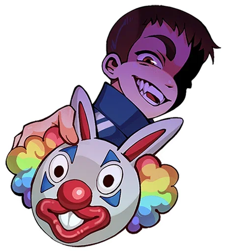 🤡 Стикер «Ромка Tiny Bunny без текста» для Telegram