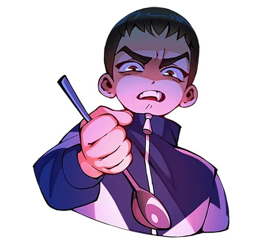 👿 Стикер «Ромка Tiny Bunny без текста» для Telegram