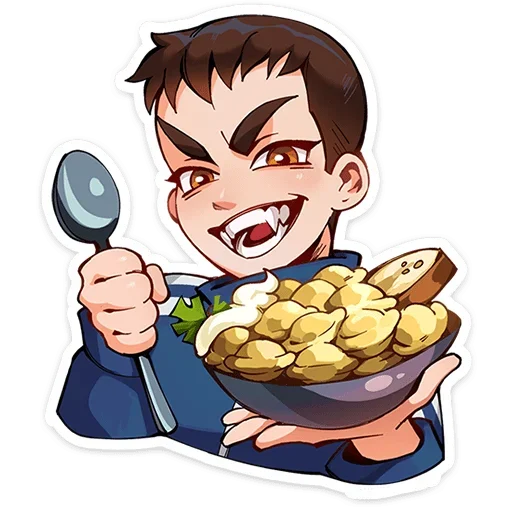 🥟 Стикер «Ромка Tiny Bunny без текста» для Telegram