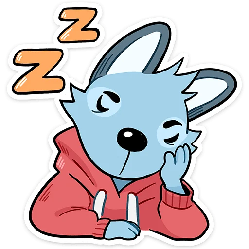 😴 Стикер «Ещё раз. Список бесплатных стикеров из ВК» для Telegram