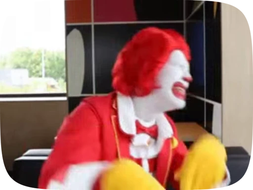 🤣 Стикер «Ronald McDonald Memes» для Telegram