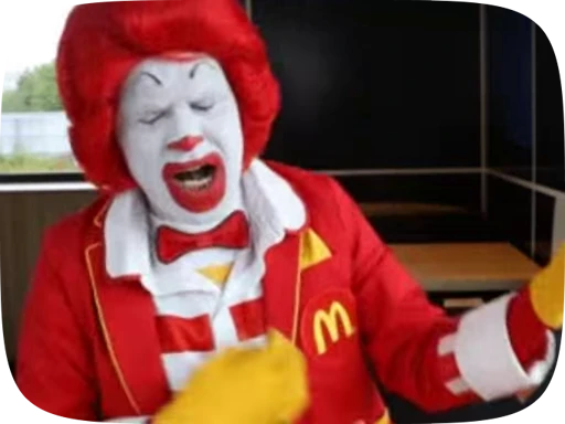🎸 Стикер «Ronald McDonald Memes» для Telegram