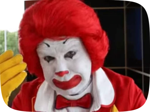 😣 Стикер «Ronald McDonald Memes» для Telegram