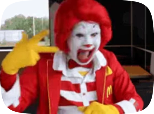 ✌️ Стикер «Ronald McDonald Memes» для Telegram