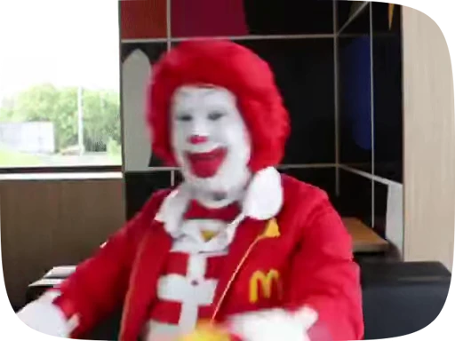 😄 Стикер «Ronald McDonald Memes» для Telegram