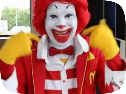 🙂 Стикер «Ronald McDonald Memes» для Telegram