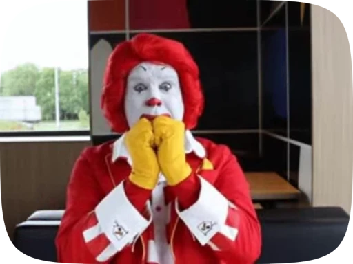 😱 Стикер «Ronald McDonald Memes» для Telegram