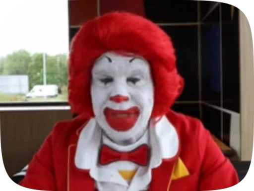 😒 Стикер «Ronald McDonald Memes» для Telegram