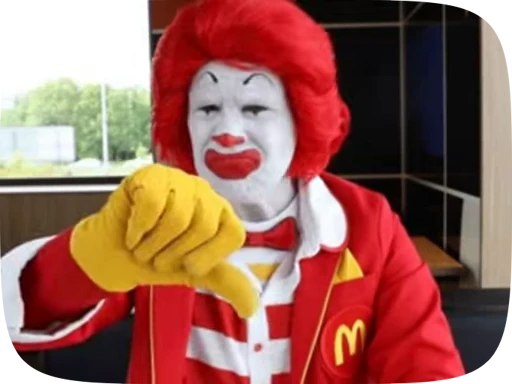 👎 Стикер «Ronald McDonald Memes» для Telegram
