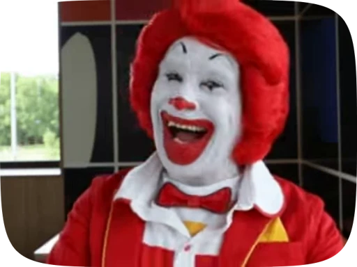 😀 Стикер «Ronald McDonald Memes» для Telegram