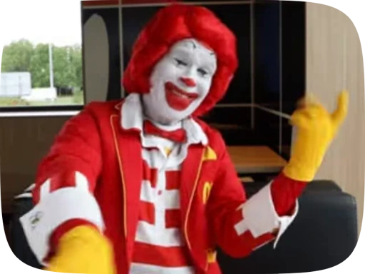 🎸 Стикер «Ronald McDonald Memes» для Telegram