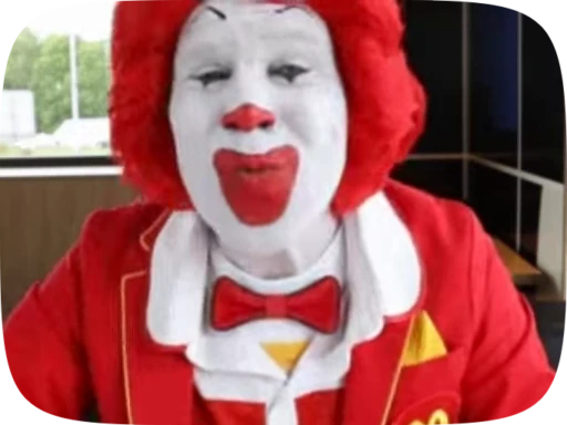 😘 Стикер «Ronald McDonald Memes» для Telegram