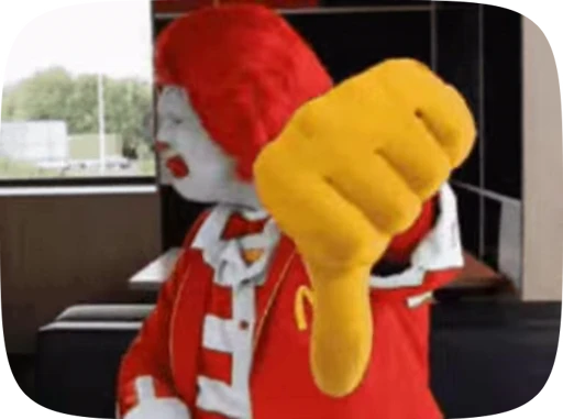 Стикерпак Ronald McDonald Memes для Telegram