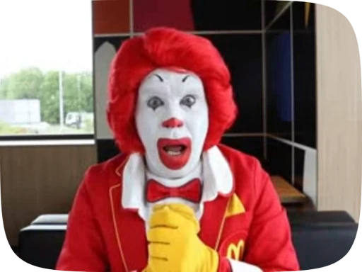 😯 Стикер «Ronald McDonald Memes» для Telegram