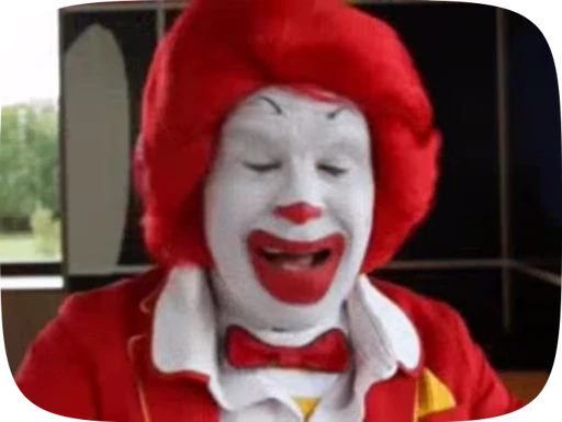 😒 Стикер «Ronald McDonald Memes» для Telegram