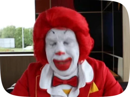 🙄 Стикер «Ronald McDonald Memes» для Telegram