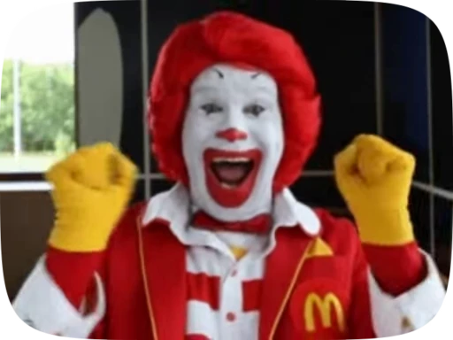 🥳 Стикер «Ronald McDonald Memes» для Telegram