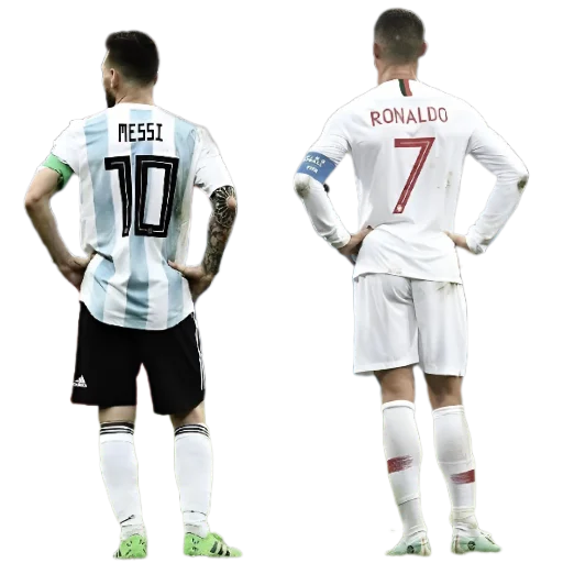 🥺 Стикер «Ronaldo and Messi» для Telegram