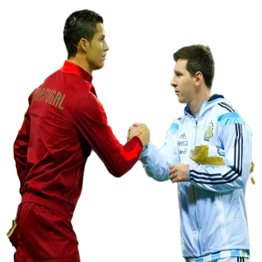 👨‍✈️ Стикер «Ronaldo and Messi» для Telegram