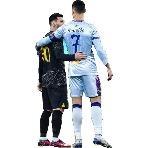 🇵🇹 Стикер «Ronaldo and Messi» для Telegram