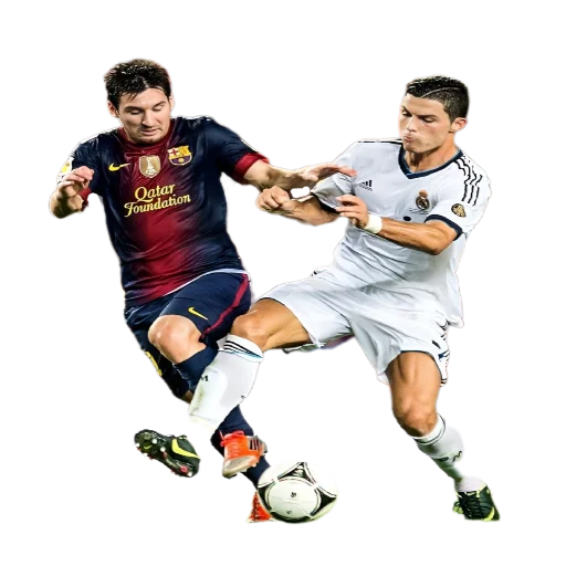 😍 Стикер «Ronaldo and Messi» для Telegram