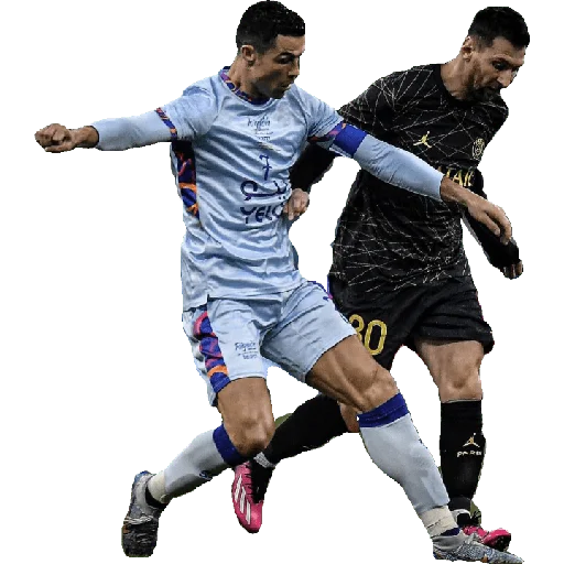 🇵🇹 Стикер «Ronaldo and Messi» для Telegram