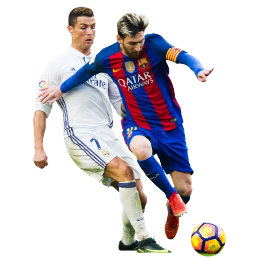 ⚽️ Стикер «Ronaldo and Messi» для Telegram