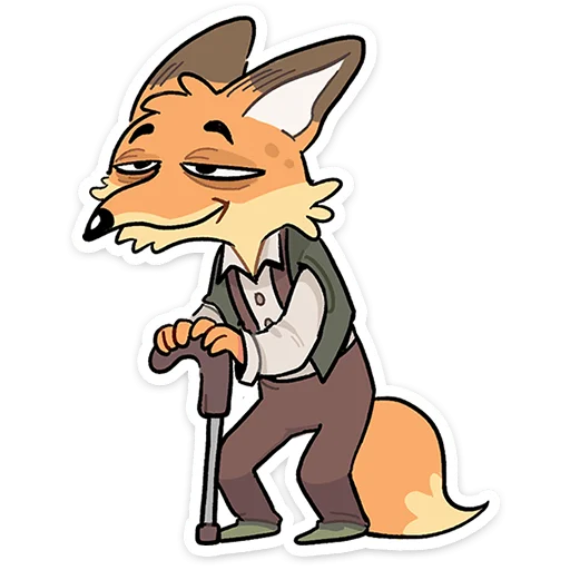 👴 Стикер «Лето с Роном и Рэем» для Telegram