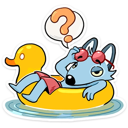🏖 Стикер «Лето с Роном и Рэем» для Telegram