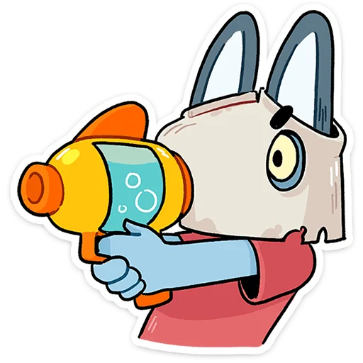 🔫 Стикер «Лето с Роном и Рэем» для Telegram