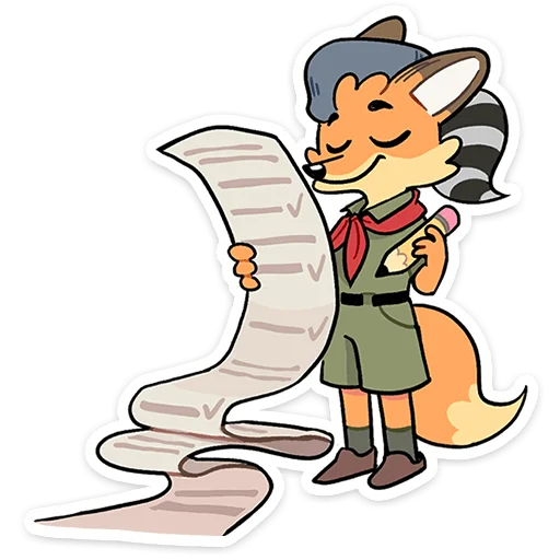 📝 Стикер «Лето с Роном и Рэем» для Telegram