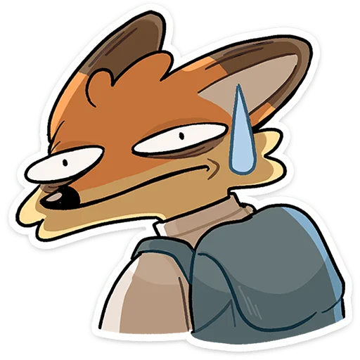😓 Стикер «Лето с Роном и Рэем» для Telegram