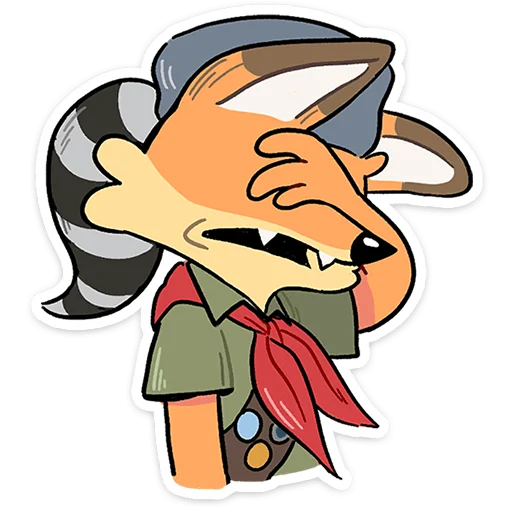 🤦‍♂ Стикер «Лето с Роном и Рэем» для Telegram