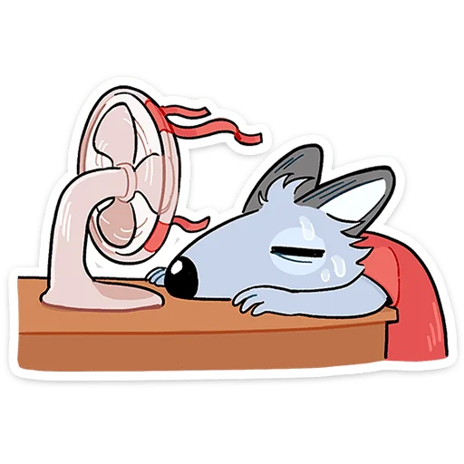 🥵 Стикер «Лето с Роном и Рэем» для Telegram