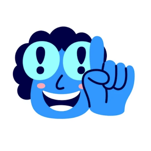 ☝️ Стикер «RONDY» для Telegram