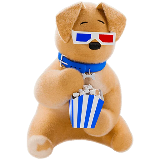 🍿 Стикер «Ронни и Деля Без Текста» для Telegram