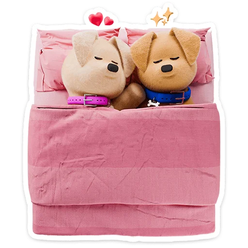 😴 Стикер «Ронни и Деля» для Telegram