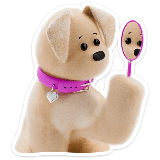 🐶 Стикер «Ронни и Деля» для Telegram