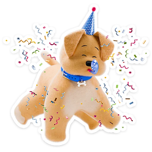 🥳 Стикер «Ронни и Деля» для Telegram