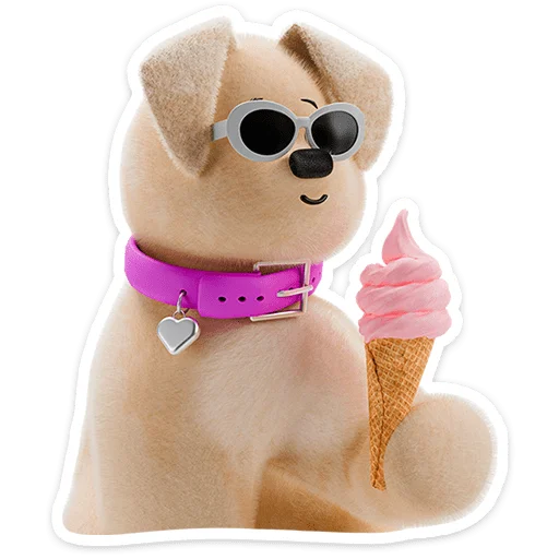 😎 Стикер «Ронни и Деля» для Telegram