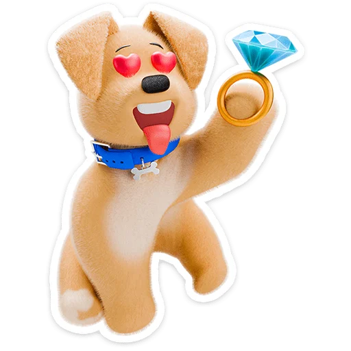 💍 Стикер «Ронни и Деля» для Telegram