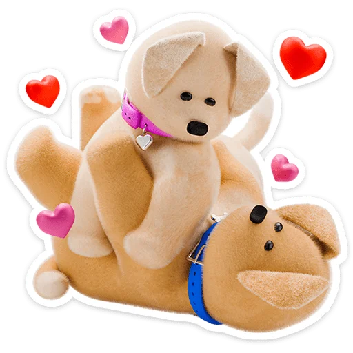 🤗 Стикер «Ронни и Деля» для Telegram