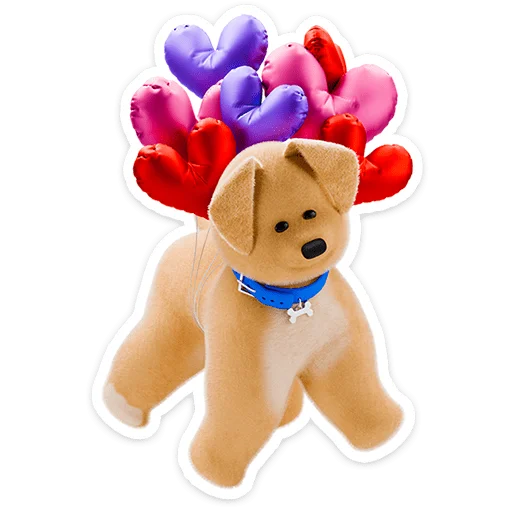 🐶 Стикер «Ронни и Деля» для Telegram