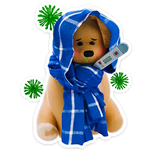 🤒 Стикер «Ронни и Деля» для Telegram