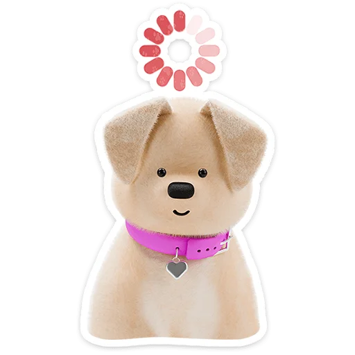 🐶 Стикер «Ронни и Деля» для Telegram