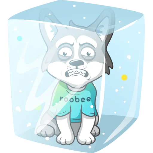 🥶 Стикер «Roobee» для Telegram