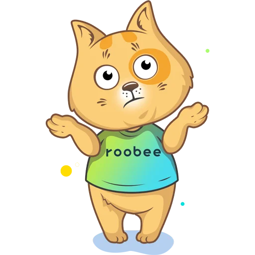 🤷‍♂️ Стикер «Roobee» для Telegram