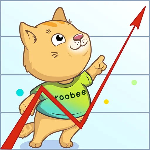 📈 Стикер «Roobee» для Telegram