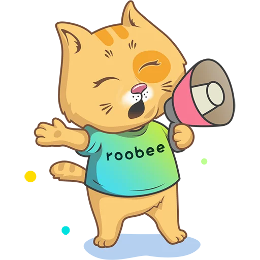 📣 Стикер «Roobee» для Telegram