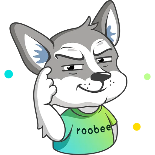 🤔 Стикер «Roobee» для Telegram